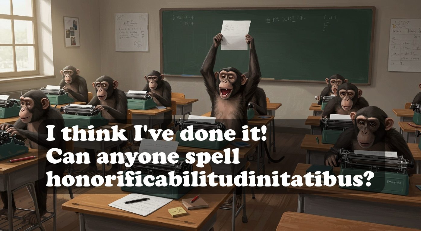 Could an ape produce the works of Shakespeare? Could an ape produce the works of Shakespeare?