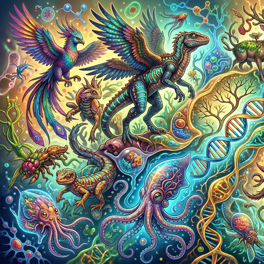 random mutations do not a creature make