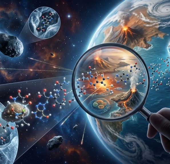Did life originate in the uninviting regions of cold, harsh irradiated space?