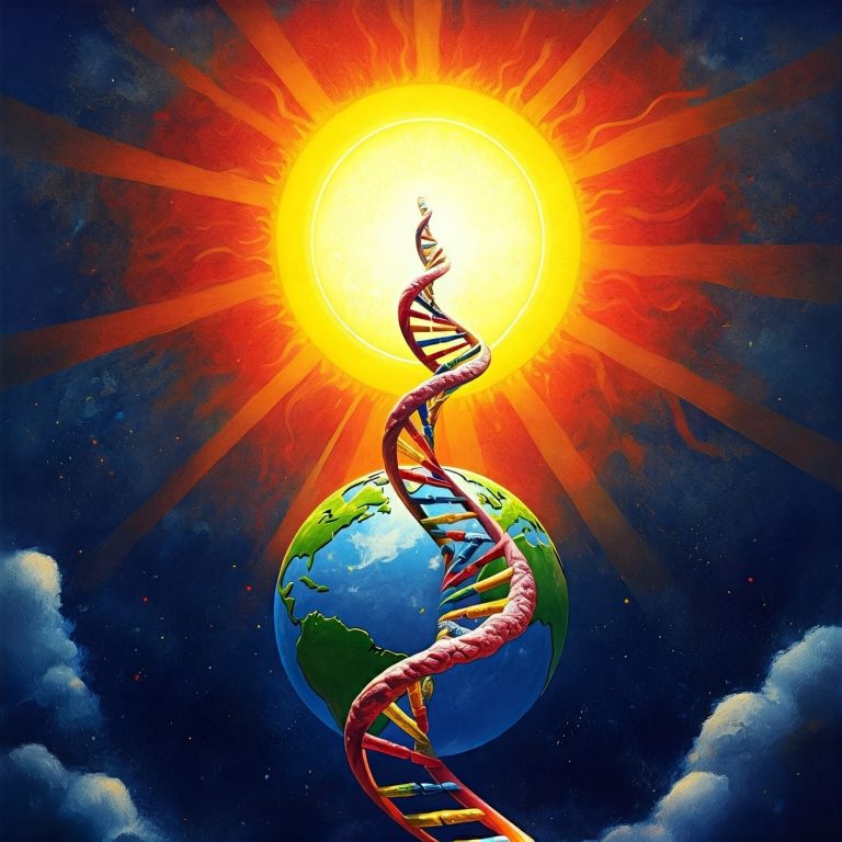 DNA stretches to the sun DNA stretches to the sun